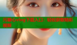 污糖心vlog下载入口：轻松获取精彩视频