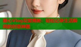 糖心Vlog花臂揭秘：轻松记录生活瞬间的创意神器