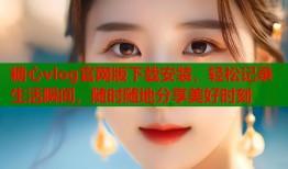 糖心vlog官网版下载安装，轻松记录生活瞬间，随时随地分享美好时刻
