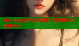 糖心vlog付款轻松快捷打造专属创作收益平台