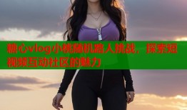 糖心vlog小桃随机路人挑战，探索短视频互动社区的魅力