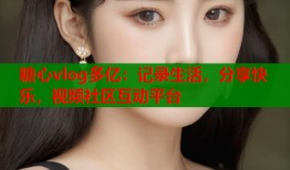糖心vlog多亿：记录生活，分享快乐，视频社区互动平台