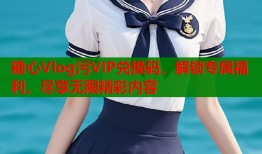 糖心Vlog污VIP兑换码，解锁专属福利，尽享无限精彩内容