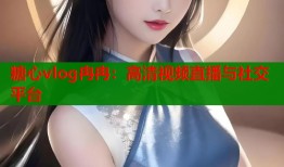 糖心vlog冉冉：高清视频直播与社交平台