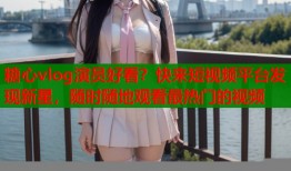 糖心vlog演员好看？快来短视频平台发现新星，随时随地观看最热门的视频