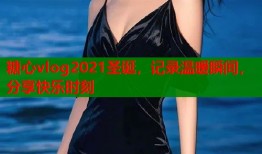 糖心vlog2021圣诞，记录温暖瞬间，分享快乐时刻