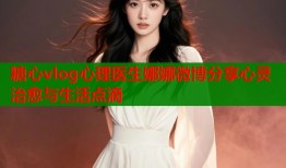 糖心vlog心理医生娜娜微博分享心灵治愈与生活点滴