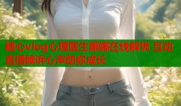 糖心vlog心理医生娜娜在线解忧 互动直播倾诉心声助你成长