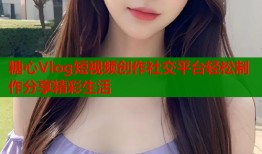 糖心Vlog短视频创作社交平台轻松制作分享精彩生活