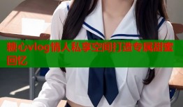 糖心vlog情人私享空间打造专属甜蜜回忆