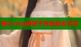 糖心vlog御梦子有别的名字吗