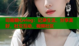司雨糖心vlog：记录生活，分享美好，社交互动，视频社区
