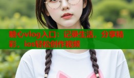 糖心vlog入口：记录生活，分享精彩，ios轻松创作视频
