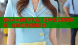 糖心vlog柚子作品：记录生活美好瞬间，分享创意视频日常