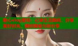 糖心vlog推特：记录生活瞬间，分享美好时光，随时随地与你分享