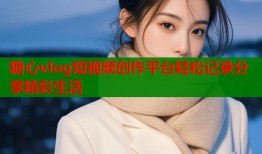 糖心vlog短视频创作平台轻松记录分享精彩生活
