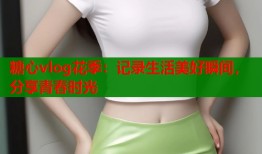 糖心vlog花季：记录生活美好瞬间，分享青春时光