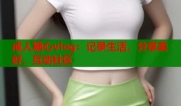 成人糖心vlog：记录生活，分享美好，互动社区