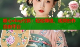 糖心vlog付款：轻松赚钱，视频创作自由平台