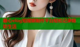 糖心vlog短视频制作平台轻松记录精彩生活