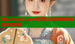 糖心vlog成人app高清私密视频随时观看体验升级