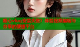 糖心vlog安装失败？体验视频编辑与分享的便捷平台
