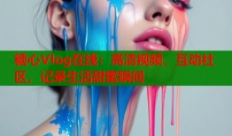 糖心Vlog在线：高清视频，互动社区，记录生活甜蜜瞬间