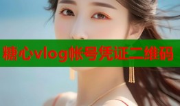 糖心vlog帐号凭证二维码