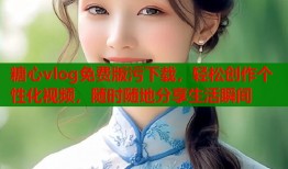 糖心vlog免费版污下载，轻松创作个性化视频，随时随地分享生活瞬间