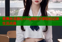 香蕉丝瓜糖心vlog精彩分享轻松记录生活点滴