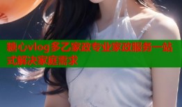 糖心vlog多乙家政专业家政服务一站式解决家庭需求