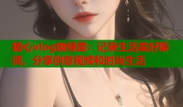 糖心vlog咖绿茵：记录生活美好瞬间，分享创意视频和时尚生活