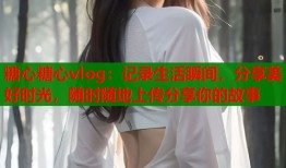 糖心糖心vlog：记录生活瞬间，分享美好时光，随时随地上传分享你的故事