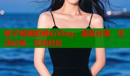 桃子姐姐的糖心Vlog：美妆分享、生活记录、互动社区
