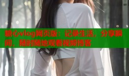 糖心vlog网页版：记录生活，分享瞬间，随时随地观看视频博客