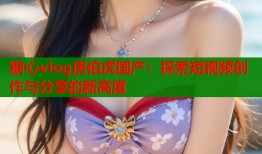 糖心vlog唐伯虎国产：探索短视频创作与分享的新高度