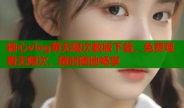 糖心vlog黄无限次数版下载，免费观看无限次，随时随地畅享