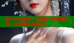 糖心vlog婚纱：记录每一刻美丽瞬间，分享婚礼幸福时刻