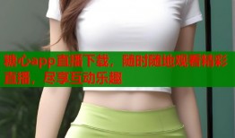糖心app直播下载，随时随地观看精彩直播，尽享互动乐趣