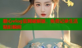 糖心vlog官网破解版，免费记录生活精彩瞬间
