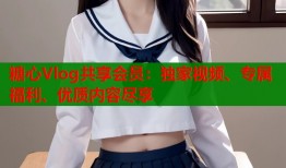 糖心Vlog共享会员：独家视频、专属福利、优质内容尽享