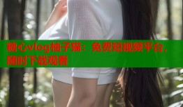 糖心vlog柚子猫：免费短视频平台，随时下载观看