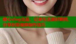 糖心vlog出品，记录生活美好瞬间，分享创意视频制作技巧