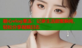 糖心vlog果冻：记录生活甜蜜瞬间，轻松分享视频日志