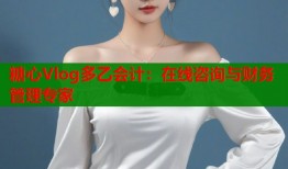 糖心Vlog多乙会计：在线咨询与财务管理专家