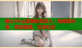 糖心Vlog官网免费进入：短视频分享、实时直播、互动社区