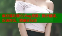 麻豆福利糖心Vlog直播：同步翻译，双语对话，跨语言互动