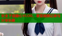 安全下载糖心VLOG，享受视频记录与分享乐趣