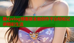 糖心vlog博客版全能创作平台轻松记录精彩生活