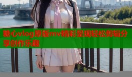 糖心vlog原版mv精彩呈现轻松剪辑分享创作乐趣